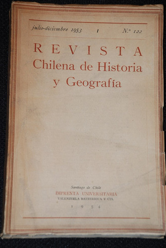 Revista Historia Geografia Huaso Chileno Zarzuela 1953