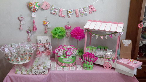 Candy Bar Para 20 Niños. Decoración Cumpleaños, Babyshower,