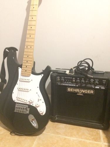 Guitarra Electrica Y Amplificador Behringer (casi Sin Uso)