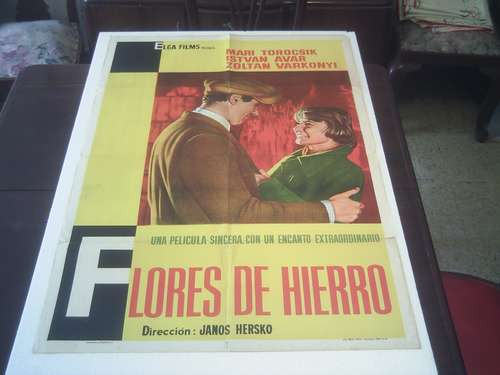 Poster Original Argentino Vasvirag Iron Flower Janos Hersko