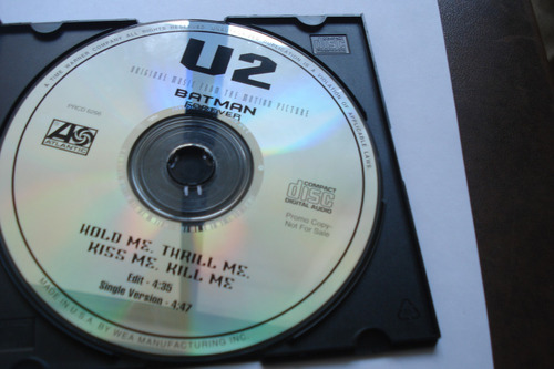 Cd Single U2 Hold Me Thrill Me Kiss Me Kill Me