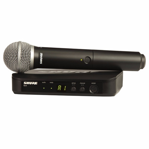 Microfono Inalambrico Shure Blx24ar/pg58-m5 Con Pg58 De Mano