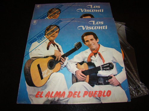 Los Visconti El Alma Del Pueblo Promo 1986 Vinilo Lp Nm+