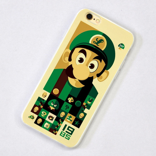 Carcasa De Silicona Tpu:super Mario Bros Para iPhone 5/5s/se