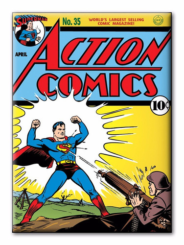 Imagem 1 de 1 de Action Comics 35 - Ima Decorativo - Bonellihq F19