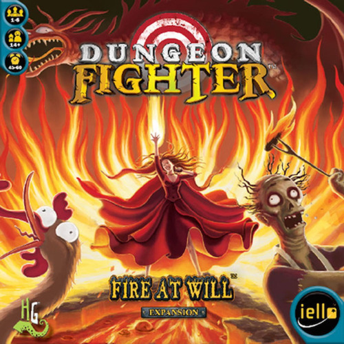 Fire At Will - Expansão Jogo Importado Dungeon Fighter Iello