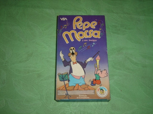 Pepe Morsa Y Sus Amigos Vhs Infantil Animacion Vintage
