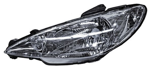 Par De Faros Peugeot 206 2001-2002-2003-2004-2005 Liso Un As