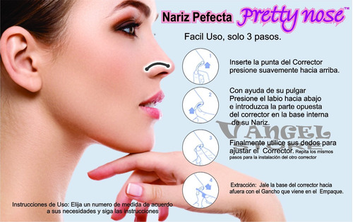 Imagen 1 de 5 de Corrector Nasal Nariz Bonita / Pretty Nouse Pack De 8 Pares