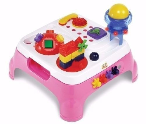 Mesa Infantil Maxi Atividades Rosa - Magic Toys