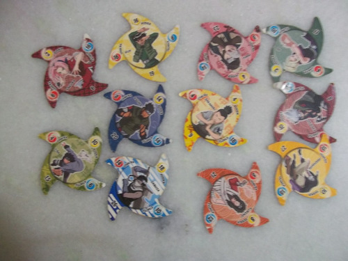 Lote Com 11 Tazos Naruto Elma Chips No Estado