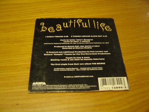 Ace Of Base A Beautiful Life Cd Single Importado Usa Pop (Usado)