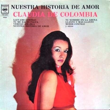 Claudia De Colombia Nuestra Historia De Amor Vinilo Lp Pvl