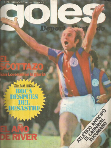 Revista / Goles / Nº 1401 / 1975 / Tapa El Scottazo