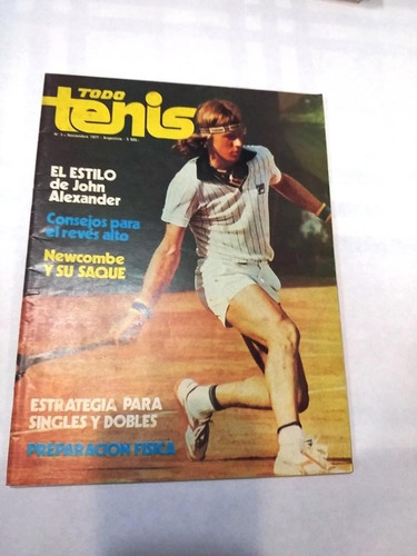 Revista Todo Tenis Nro 3 Ivan Lendl John Alexander