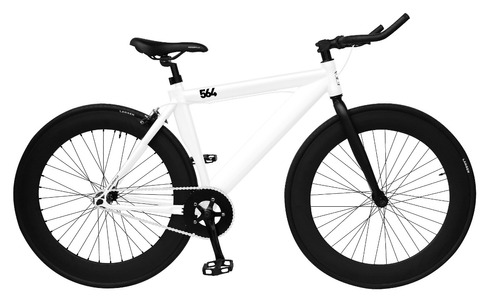 Bicicleta Lahsen Krom Urbano Fixed 564 Color Blanco