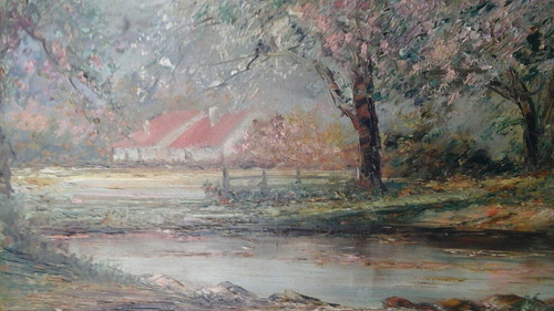 P. Carrillo Tamaño ( 70 X 50 Cm ) Óleo Sobre Tela