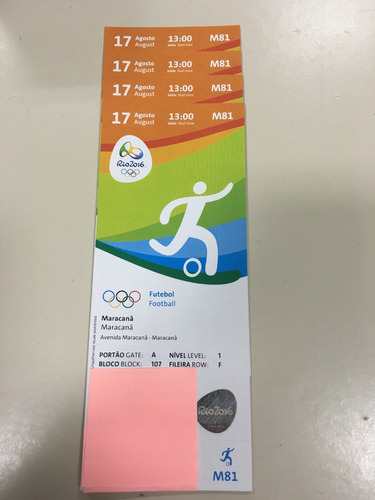 Ingressos Semifinal Futebol Masculino Maracanã 