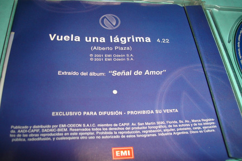 Los Nocheros - Vuela Una Lagrima - Cd. Single Difusion (Usado)