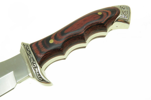 Ci21733 Muela Venecia Cuchillo Caza Filo Plano Con Fnda