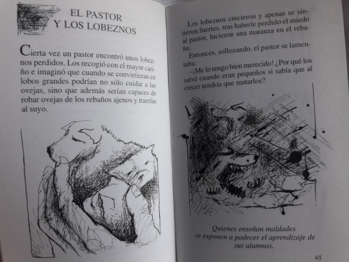 Imagen 3 de 5 de Fabulas De Esopo Heber Cardoso C/dibujos Colihue Gramon