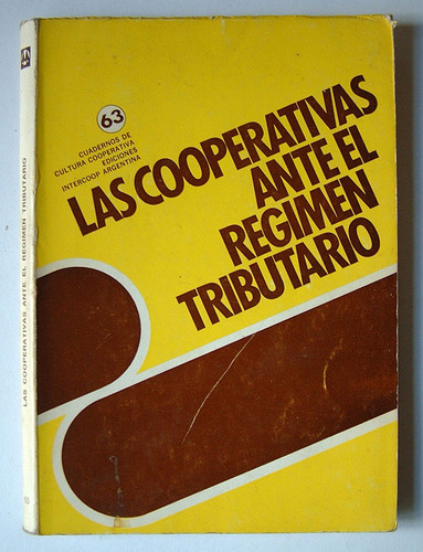 Las Cooperativas Ante El Regimen Tributario,