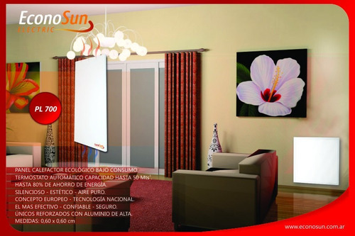 Panel Calefactor Econosun Pl700 Bajo Consumo