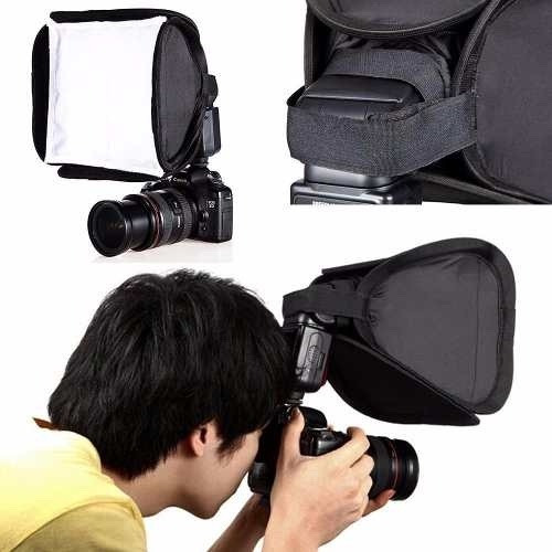 Softbox Diffuser Para Flash Speedlite 23x23+envio