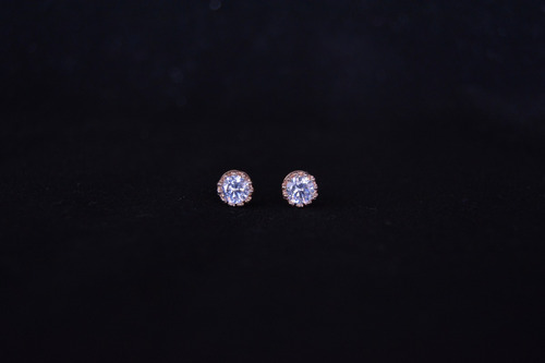 Aretes De Coronita Con Cristal