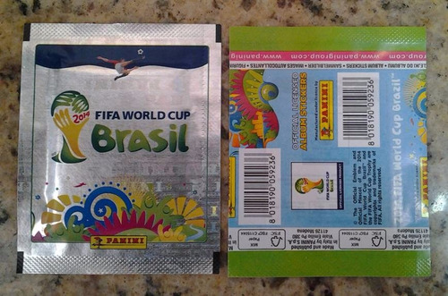 Barajitas Detalladas (pack 25) Panini Mundial Brasil 2014