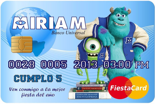 Invitaciones Tipo Tarjeta De Credito