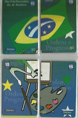Loucura Série Dia Da Bandeira (4 Cartões) Telefônica