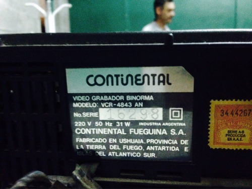 Video Casettera Continental