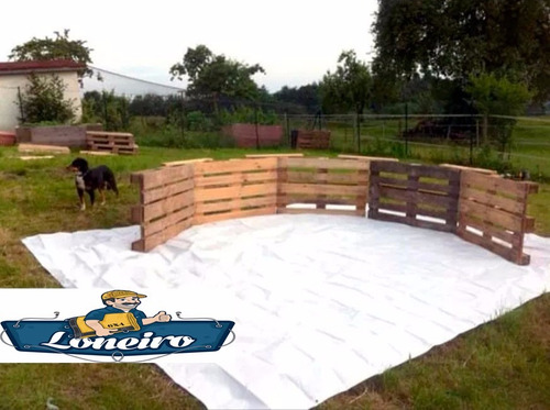 Lona 7 X 6 Mts Lago Tanque Piscina Pallets Manta Pp Flexível