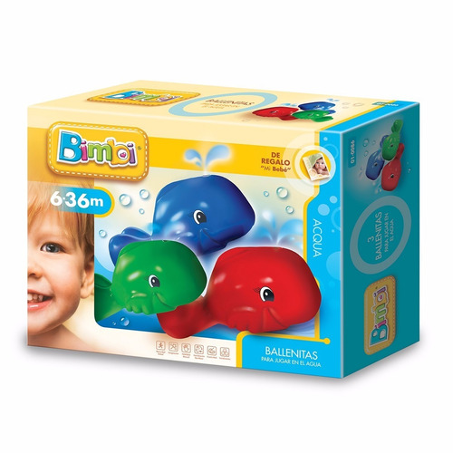 Imagen 3 de 7 de Bimbi Ballenitas Para Bebes Para Jugar En Agua Mundo Manias