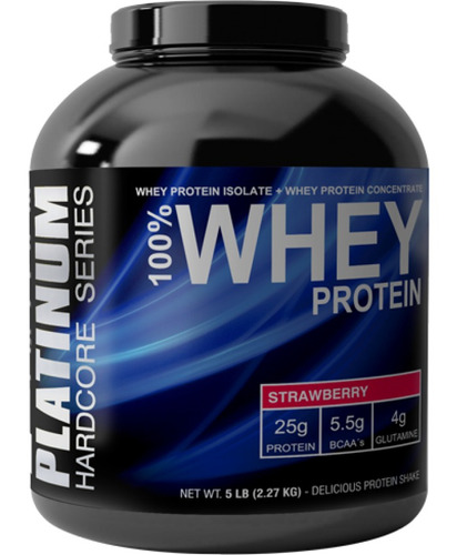 Platinum Whey Protein + Bcaa + Glutamina 2.27kg Envio Gratis