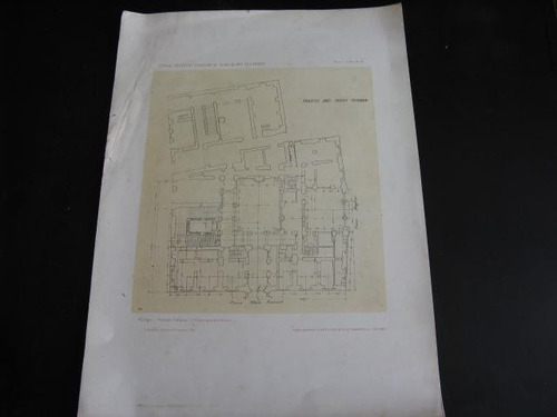 Mercurio Peruano: Impreso Antiguo Arquitectura Plano1917 L92