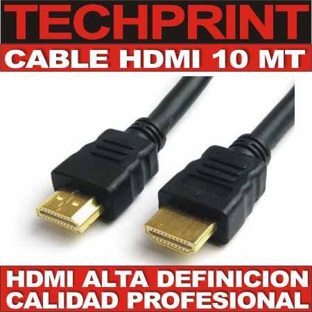 Cable Video Hdmi X Hdmi Profesional 10 Mt Original Filtros