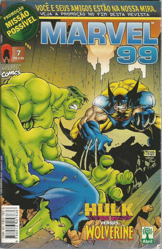 Marvel 99 Volume 07 - Abril 7 - Bonellihq Cx07 B19