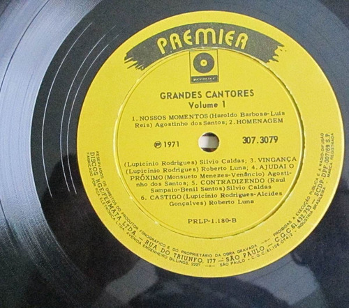Lp Grandes Cantores Vol 1 (Usado)