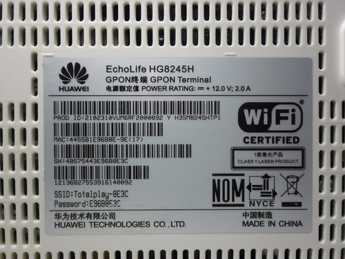 Modem Huawei 8245h Router Total Play Totalplay (Usado)