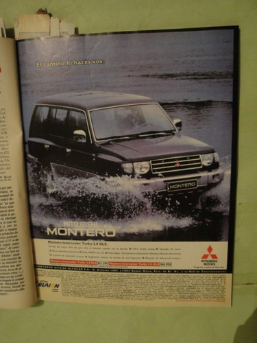 Publicidad Mitsubishi Montero Año 1998