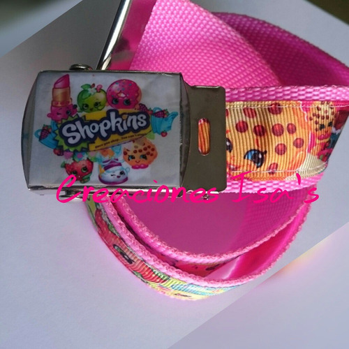 Correa Decorada Shopkins Cotillon Para Niñas Estampada