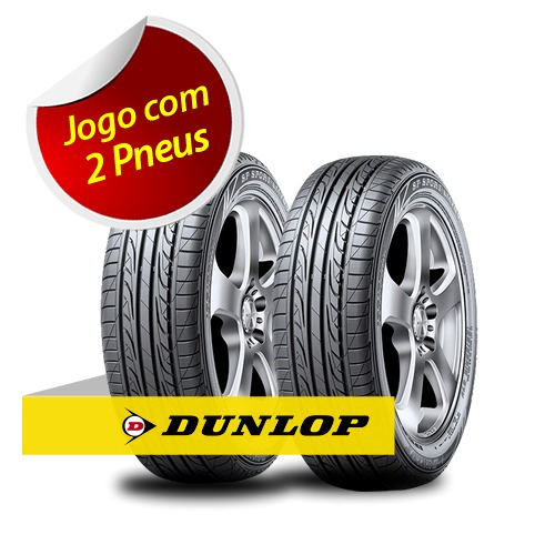 Kit Pneu Aro 15 Dunlop 205/60r15 Splm704 91v 2 Unidade