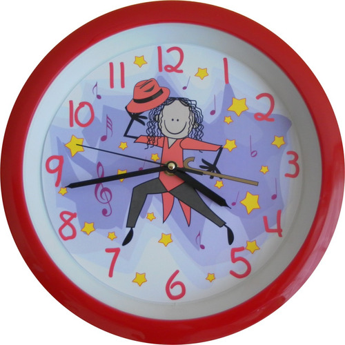 Reloj De Pared Para Niña Baile