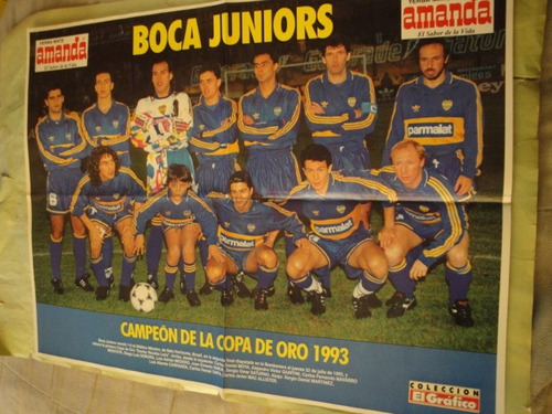 Lamina Boca Juniors Campeon Copa De Oro 1993