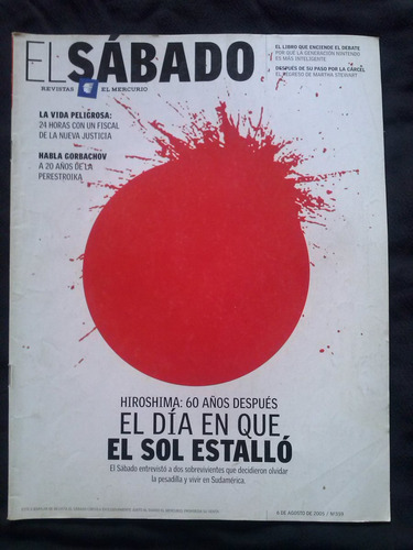 Revista El Sábado 6 Ago 2005 N°359 Hiroshima 60 Años Despues