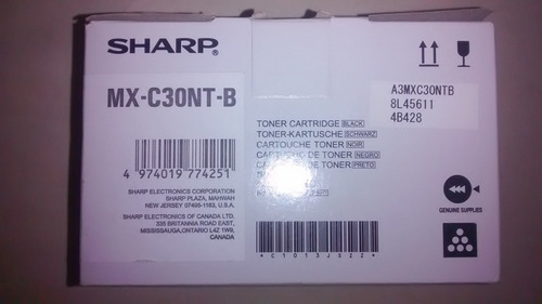 Toner Sharp Mx-c300w Color