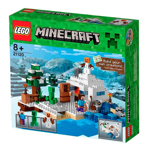 Lego Minecraft 21120  La Guarida En La Nieve - Mundo Manias