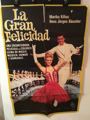 Afiche Original Cine - La Gran Felicidad